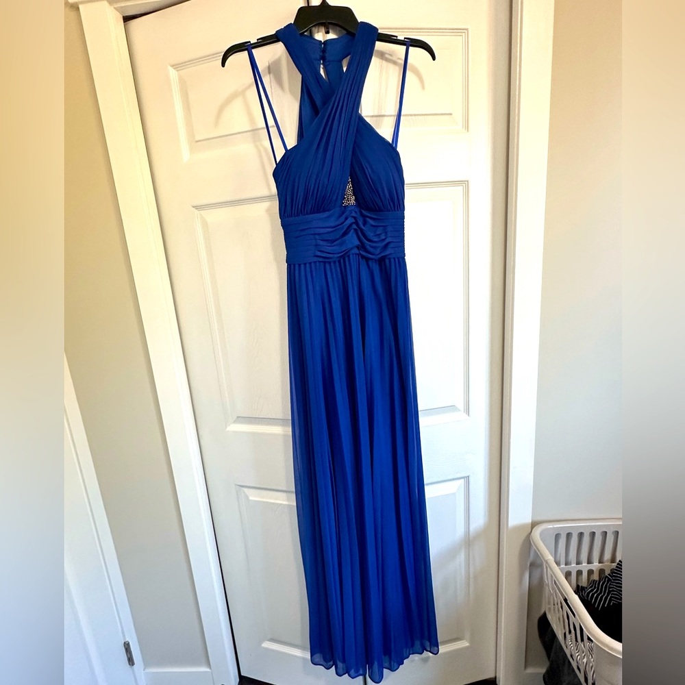 Blue Laura size 8 formal dress